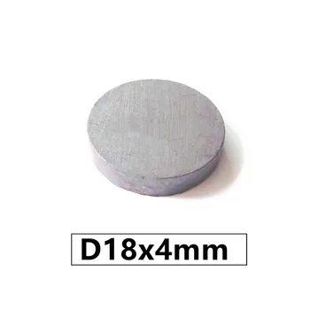 50vnt/lot Y30 diskas Ferito magnetas 18*4 mm Nuolatinis magnetas 18mm x 4mm Juoda Apvalus garsiakalbio magnetas 18x4 mm
