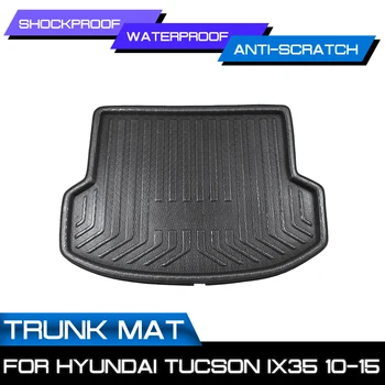 Car Floor Mat kilimas Hyundai Tucson IX35 2010 2011 2012 2013 2014 2015 Galinės bagažinės dangtis