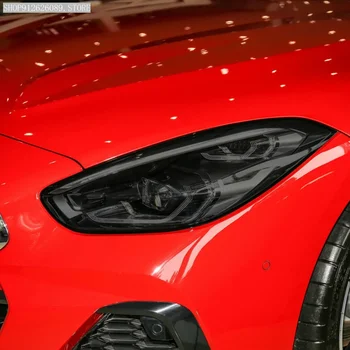Automobilinė priekinių žibintų apsauginė plėvelė Galinis žibintas Rūkytas juodas atspalvis Įvyniojimas Vinilo skaidrus TPU lipdukas BMW Z4 G29 2019 2020 2021