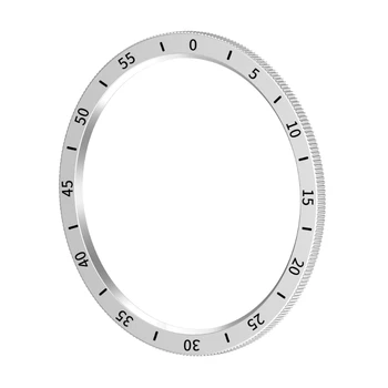 Madingi žiedai Apsauginis laikrodžio rėmo dangtelis Stilingas praktiškas rėmelis Aptakus rėmas Lengvas metalas laikrodžiui6 43mm/47mm 41QA